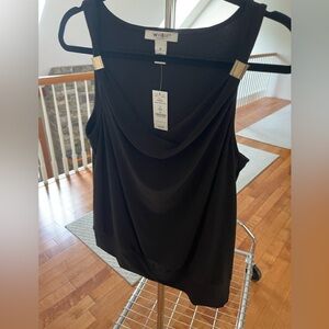 White House Black Market Draped Tank Size Medium